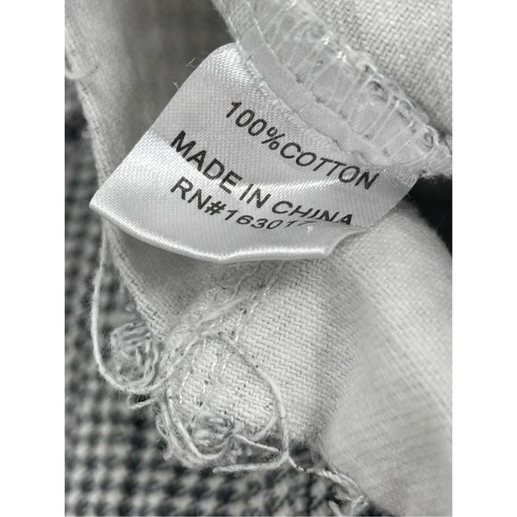 Princess Polly Jacket Cropped Women Size 4 Black White Houndstooth Cut Off Style - Picture 6 of 12